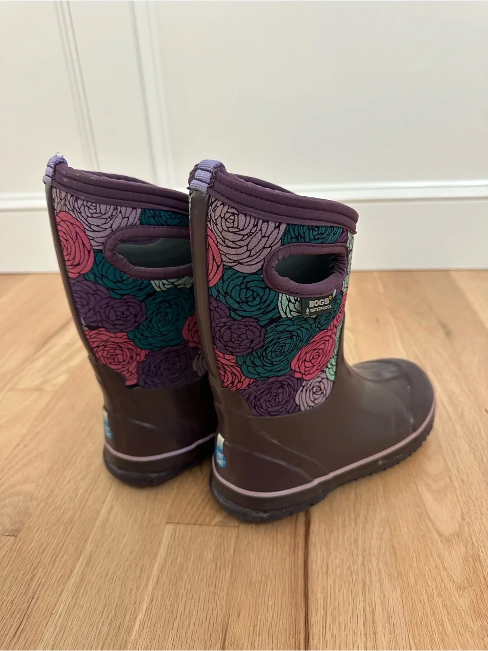 Bog boots, insulated, girl size 2